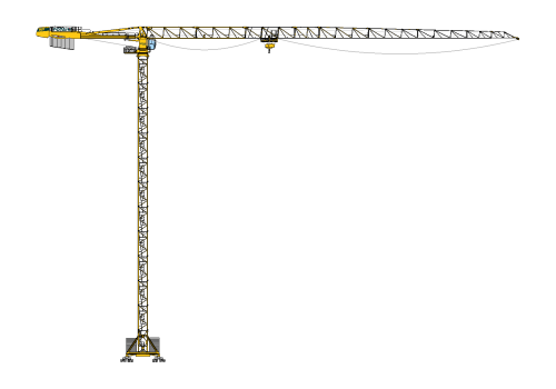 POTAIN MDT 389 L12 Cranes with 0-50 HP Range & Has Cranes Type